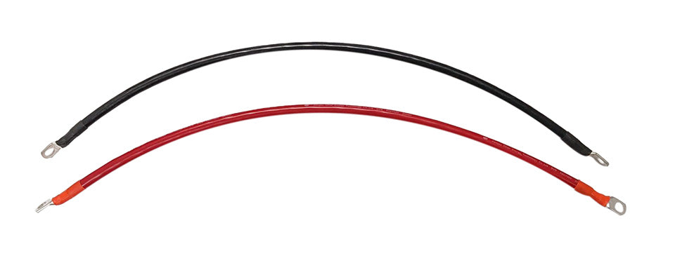 Battery Cable Pair 50cm | 25mm² M8 Eyelets