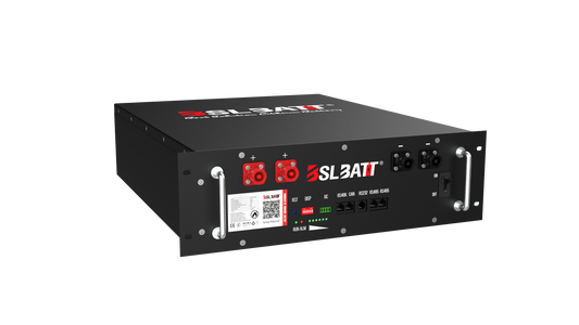 BSLBATT B-LFP48-100E 3U 51.2V 100Ah 5.12kWh LiFePO4 Rack Battery