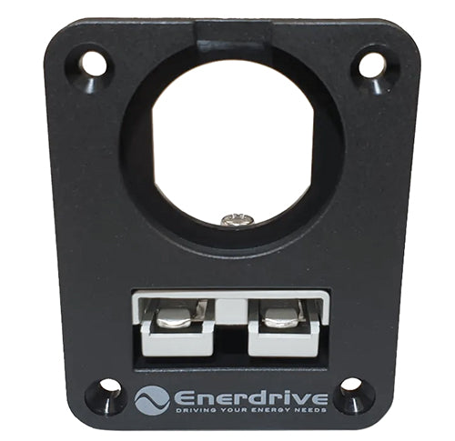 Enerdrive Panel Mount 50A Anderson Plug Holder and 1 Socket Hole