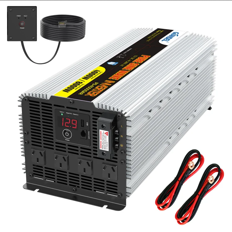 12V 4000W/8000W Pure Sine Wave Inverter