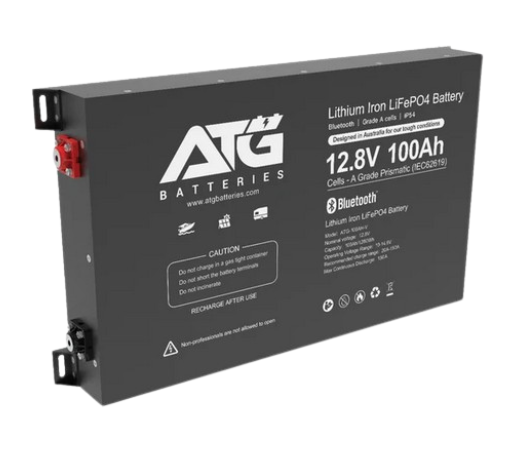 ATG Batteries 100AH 12V Lithium LiFePO4 Battery Slimline