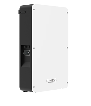 Dyness PowerBox Pro left-side angle showing the enclosure and connections