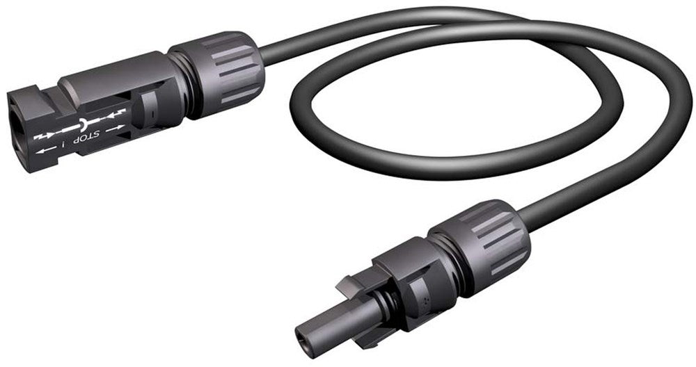 Single 3m MC4 solar extension cable