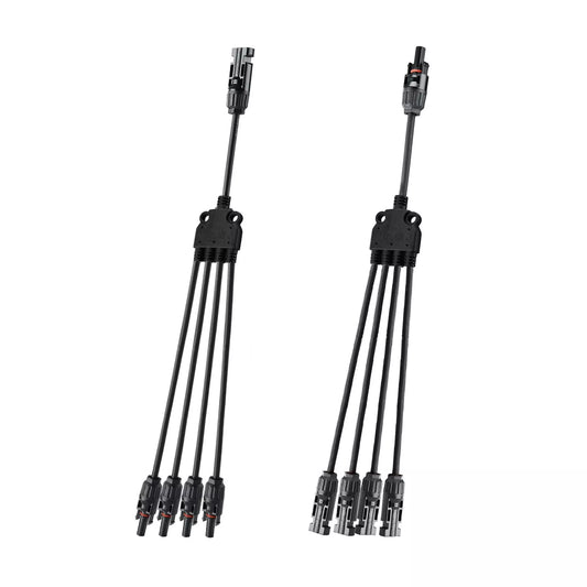 MC4 Solar 4-way Branch Connector Pair