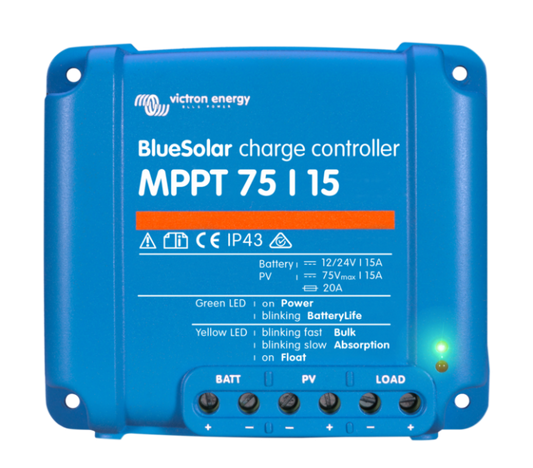 Victron Energy MPPT Blue Solar Charge Controller 75/15