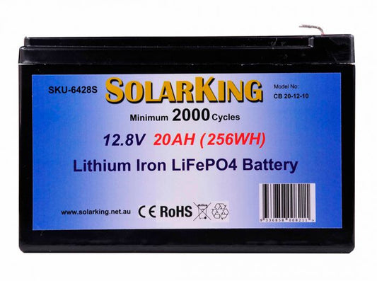 Solarking 12V 20AH LiFe PO4 Lithium Iron Battery