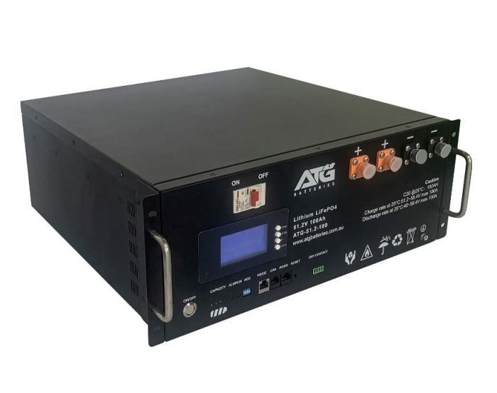 ATG Batteries 48V 100AH 5kWh Lithium LiFePO4 Battery