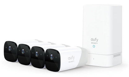 Eufy Security Cam 2 Pro 2K Wireless Home Security System (4 Camera Pack)
