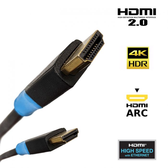 15m HDMI Cable 4K Ultra HD High Speed with Ethernet HEC ARC