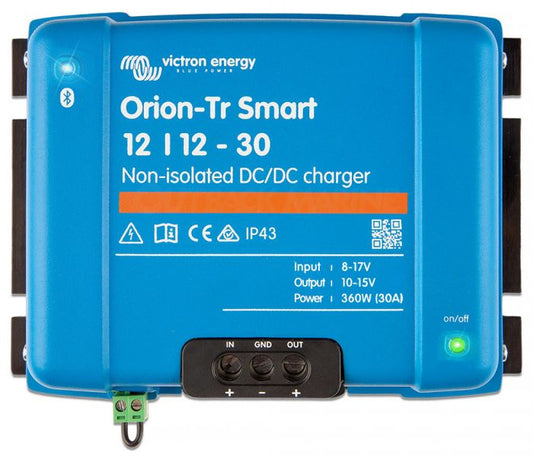 Victron Orion-Tr Smart 12/12-30A (360W) Non-isolated DC-DC Charger